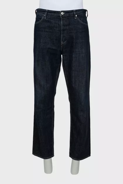 Men's jeans with brand logo