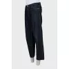 Men's jeans with brand logo