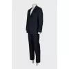 Men's pinstripe wool suit