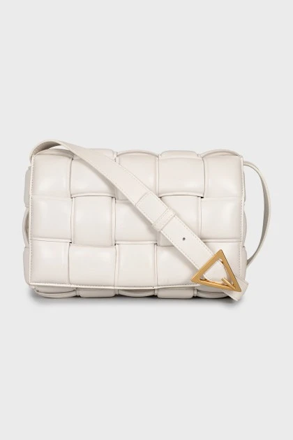 White Padded Cassette Bag