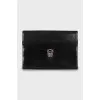 Men's leather clutch