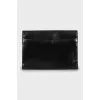 Men's leather clutch