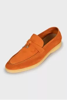 Summer Charms Walk Orange Loafers