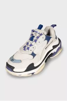 Текстильные кроссовки Triple S