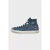 Men's Sneakers with a distressed effect