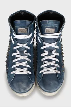Men's Sneakers with a distressed effect