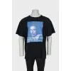 Men's oversized t-shirt in black