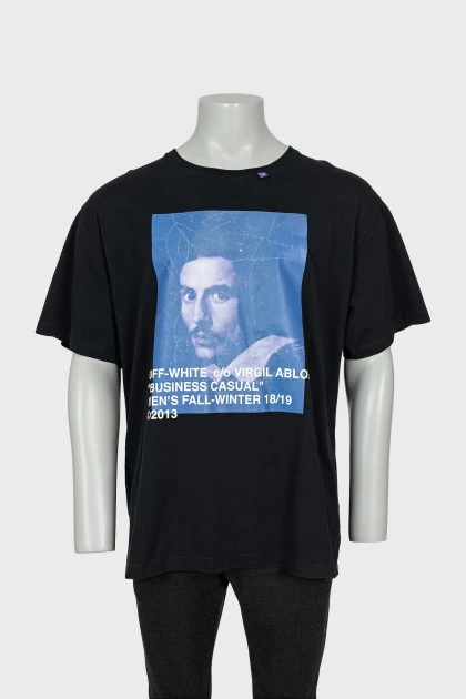 Men's oversized t-shirt in black