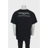 Men's oversized t-shirt in black