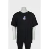 Men's oversize t-shirt with print