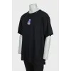 Men's oversize t-shirt with print