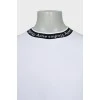 Men's sweatshirt with contrast collar
