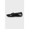 Patent leather moccasins