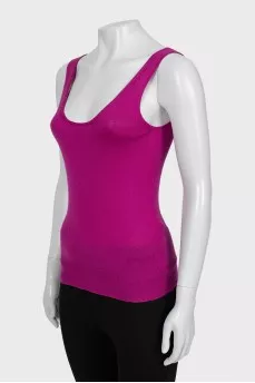 Cashmere T-shirt in pink