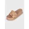 Roman Stud slippers