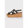 Cork -sole sandals