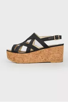 Cork -sole sandals