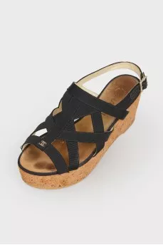 Cork -sole sandals