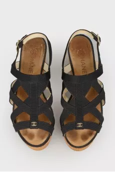 Cork -sole sandals