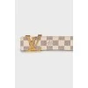 Canvas Belt with Check Print