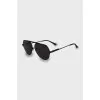 Mens Black Aviator Sunglasses
