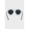 teashades sunglasses silver frame