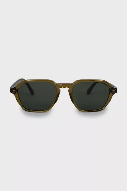 Men's Sunglasses in Green Frame