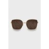 Sunglasses with printed lenses