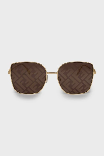 Sunglasses with printed lenses