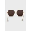 Sunglasses with printed lenses