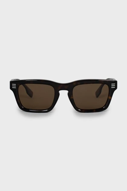 Sunglasses with logo frame