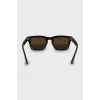 Sunglasses with logo frame