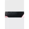 Pink embossed cardholder