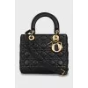 Сумка Lady Dior чорного кольору