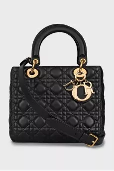 Lady Dior bag black