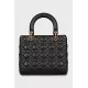 Сумка Lady Dior чорного кольору