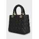 Сумка Lady Dior чорного кольору