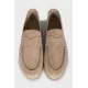 Beige suede espadrilles