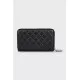 Leather wallet with logo