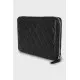 Leather wallet with logo