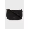 Black suede bag