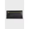 Leather wallet with logo
