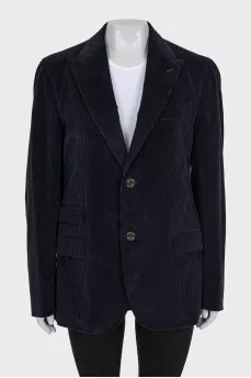 Men's blue corduroy jacket