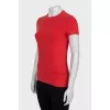 Red T-shirt with pocket