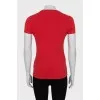 Red T-shirt with pocket