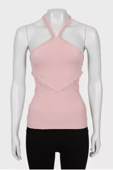 Pink Off Shoulder Top