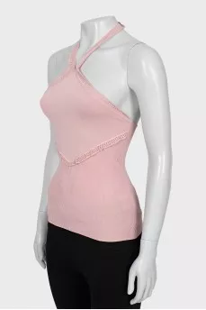 Pink Off Shoulder Top