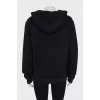 Hoodie with branded inscription