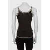 T-shirt with perforations on the sides