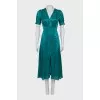 Green Print Dress